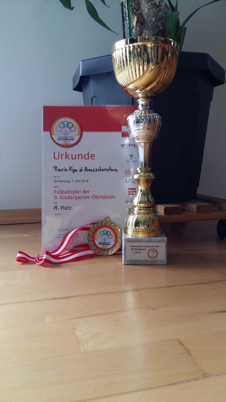 1. Platz Olympiade 2018